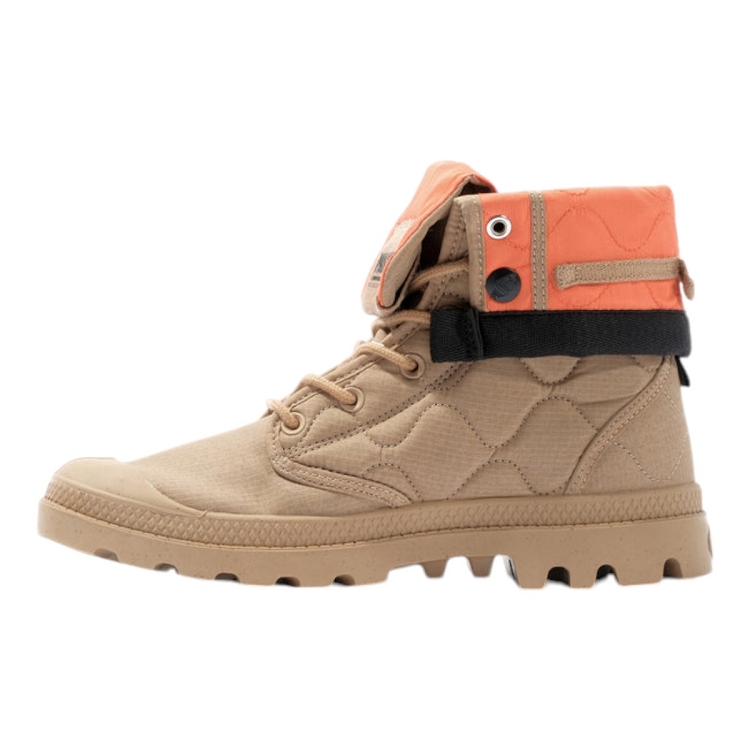 Palladium homme baggy re quilted marron2516001_4 sur voshoes.com