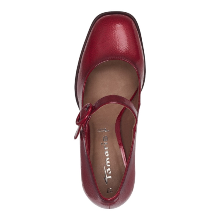 Tamaris femme 12444041 rouge2518502_3 sur voshoes.com