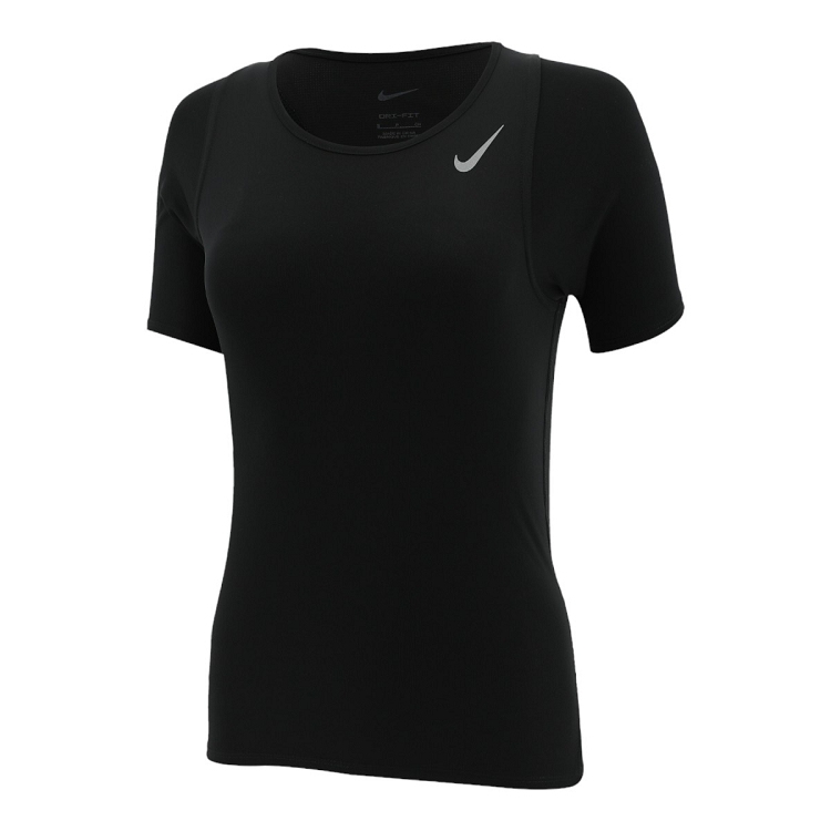 Nike femme dri fit rac t shirt w noir2526101_2 sur voshoes.com