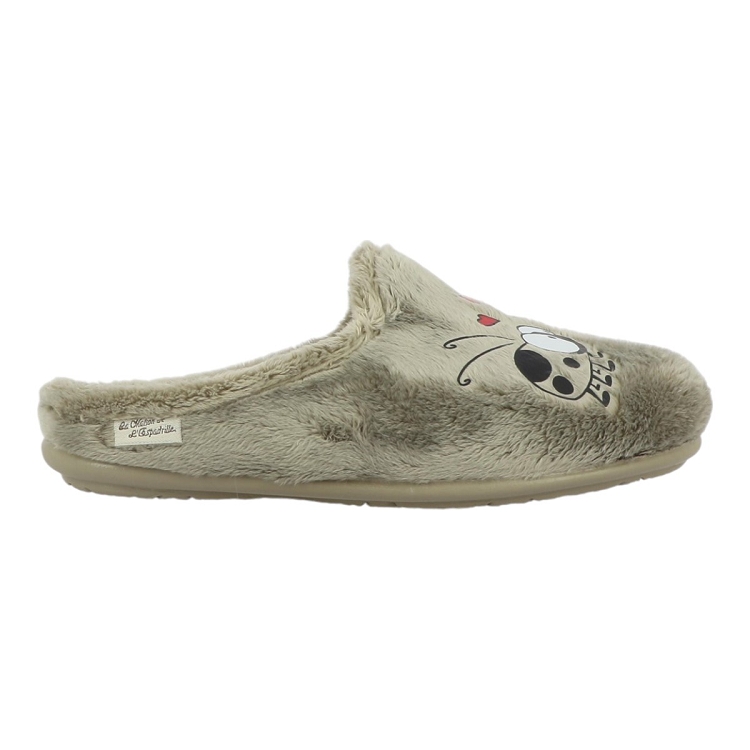 femme Maison de l espadrille femme mule coccinelle beige