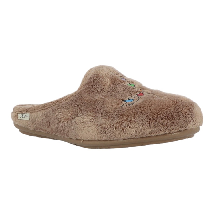 Maison de l espadrille femme mule coeur beige2535201_2 sur voshoes.com