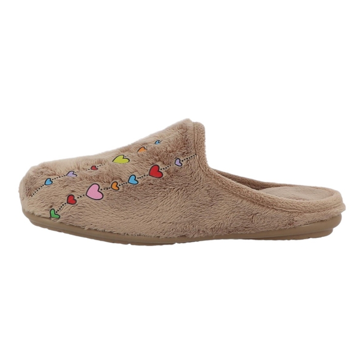 Maison de l espadrille femme mule coeur beige2535201_3 sur voshoes.com