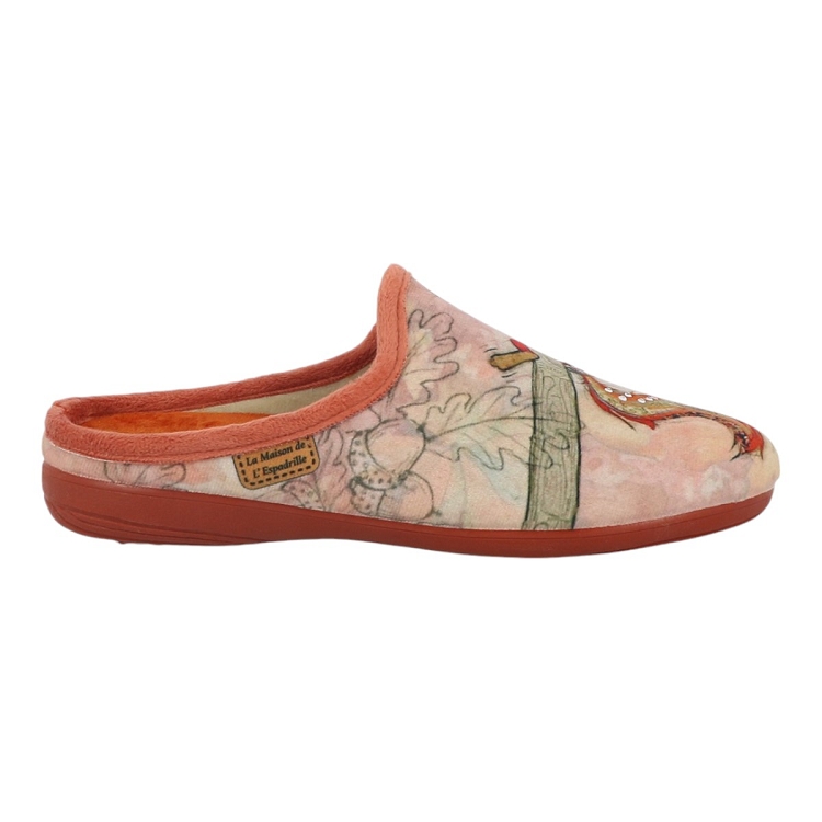 femme Maison de l espadrille femme mule ecureuil orange