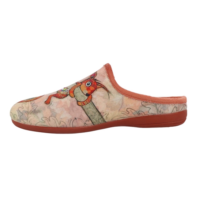 Maison de l espadrille femme mule ecureuil orange2535501_3 sur voshoes.com