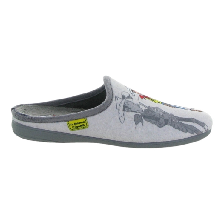 homme Maison de l espadrille homme lucky luke gris