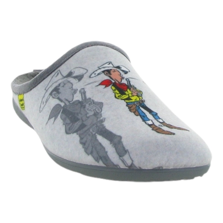 Maison de l espadrille homme lucky luke gris2535801_3 sur voshoes.com