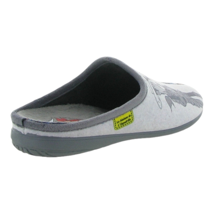 Maison de l espadrille homme lucky luke gris2535801_5 sur voshoes.com