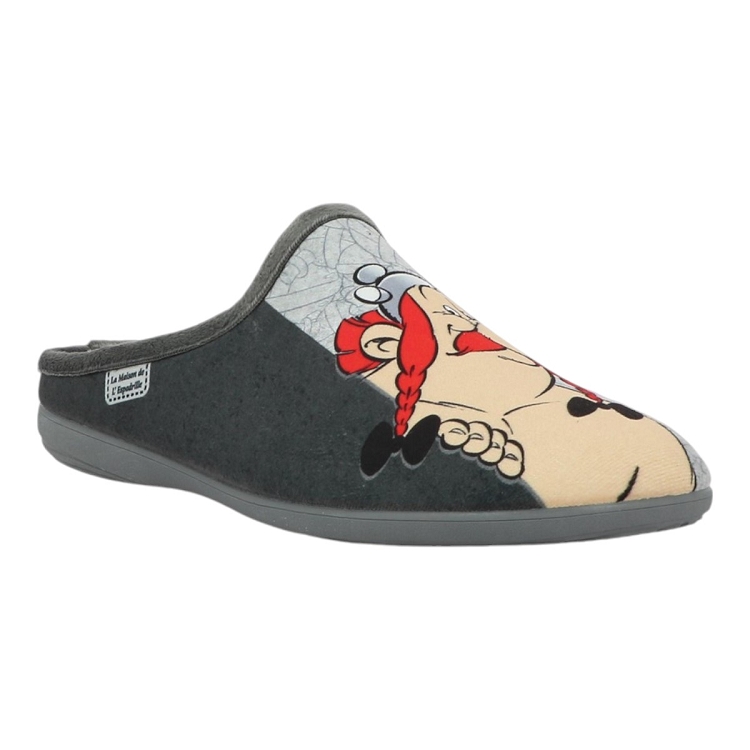 Maison de l espadrille homme asterix gris2536101_3 sur voshoes.com