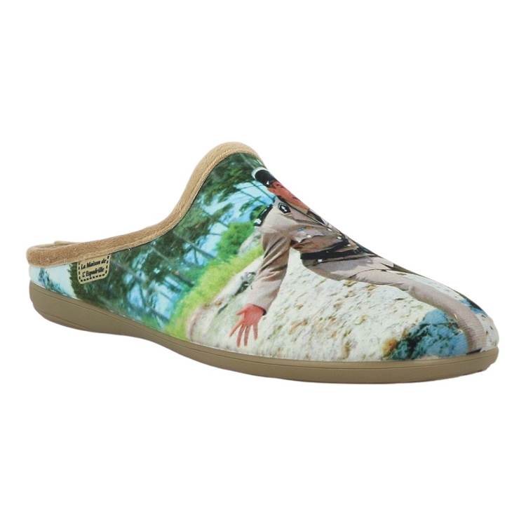 Maison de l espadrille homme mule gendarme beige2536201_2 sur voshoes.com