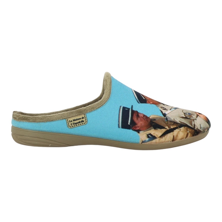 homme Maison de l espadrille homme mule gendarme bleu