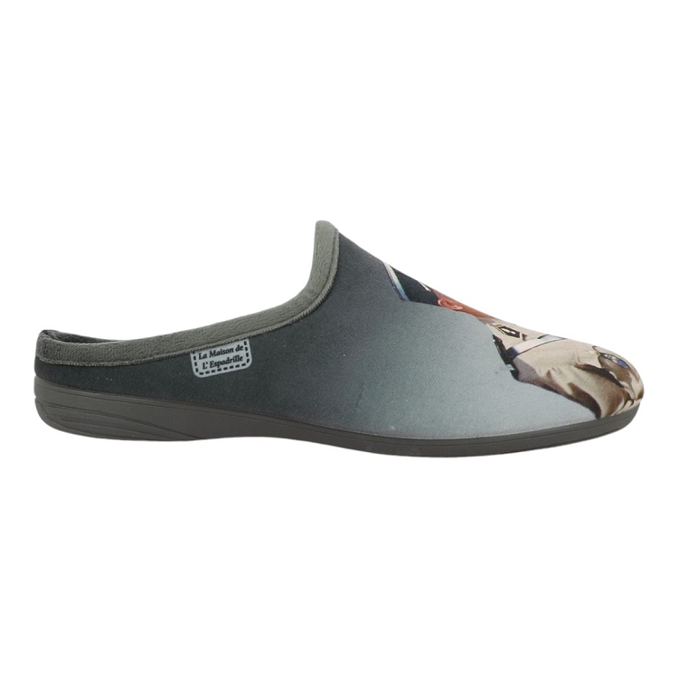 homme Maison de l espadrille homme mule gendarme gris