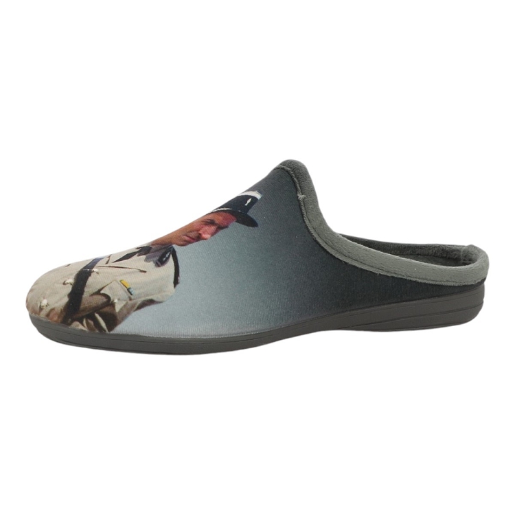 Maison de l espadrille homme mule gendarme gris2536401_3 sur voshoes.com