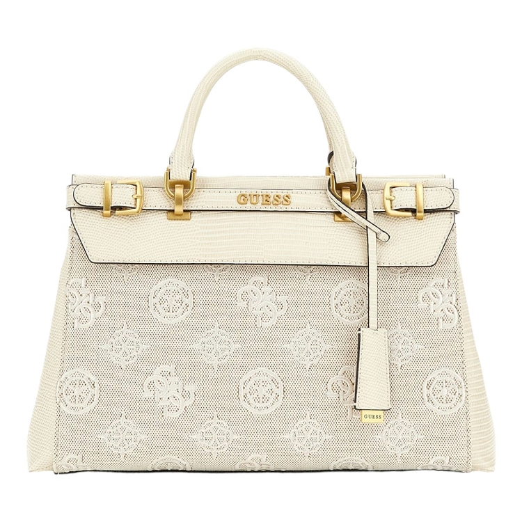 femme Guess femme sestri logo luxury satchel beige