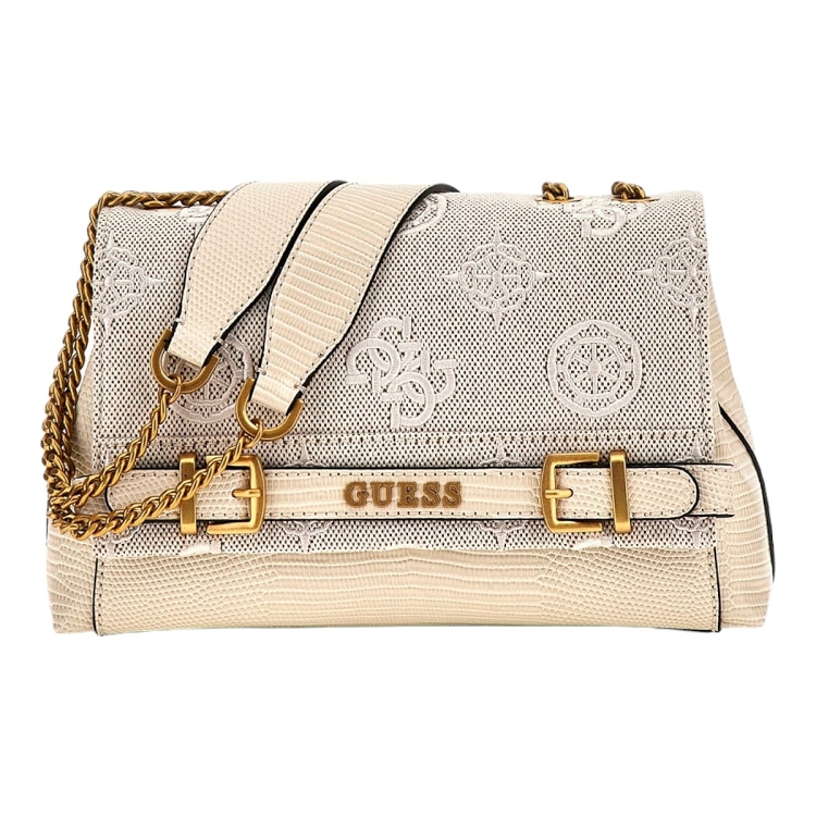 femme Guess femme sestri logo cnvrtble xbdy flap beige