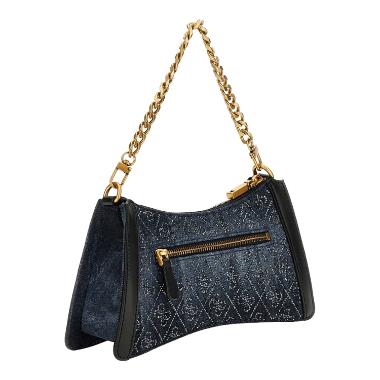 Guess femme dili top zip shoulder bag noir2538701_3 sur voshoes.com