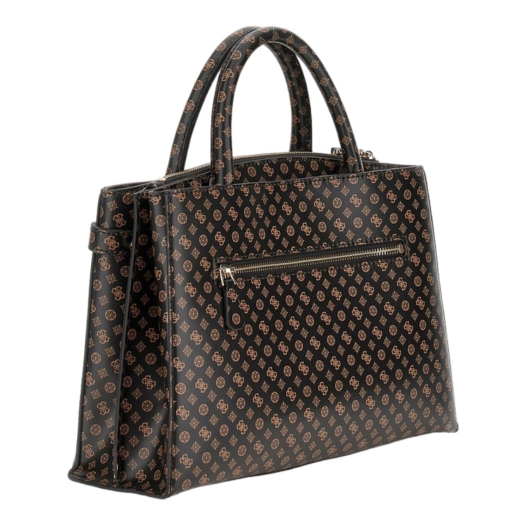 Guess femme arlena logo girlfriend satchel marron2539201_2 sur voshoes.com