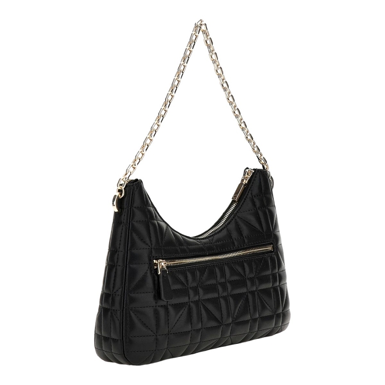 Guess femme assia top zip shoulder bag noir2539501_3 sur voshoes.com