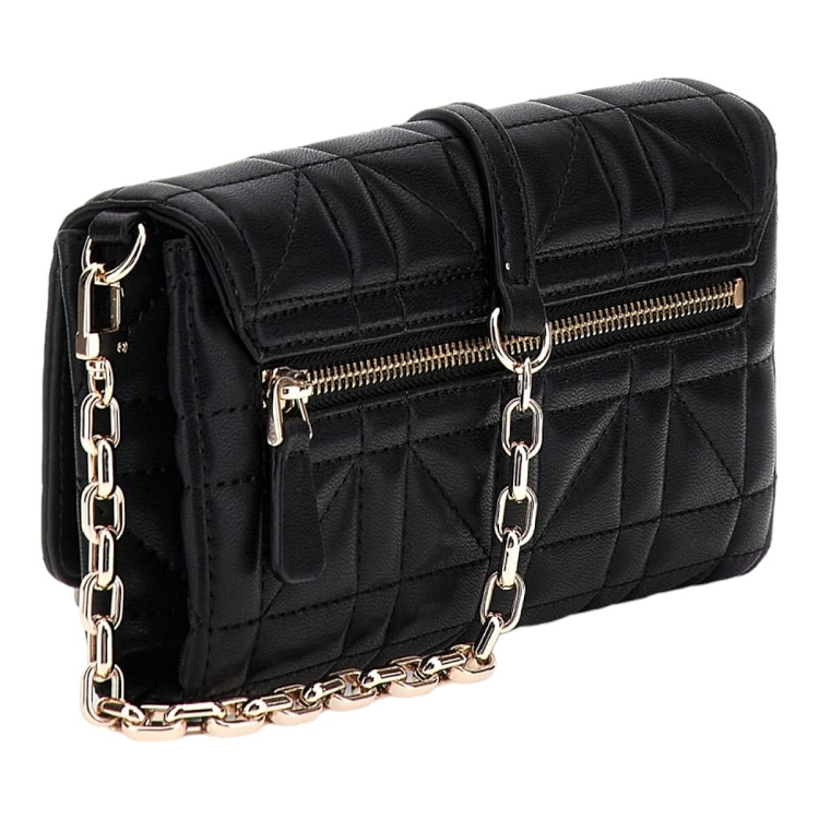 Guess femme assia crossbody flap organizer noir2539701_2 sur voshoes.com