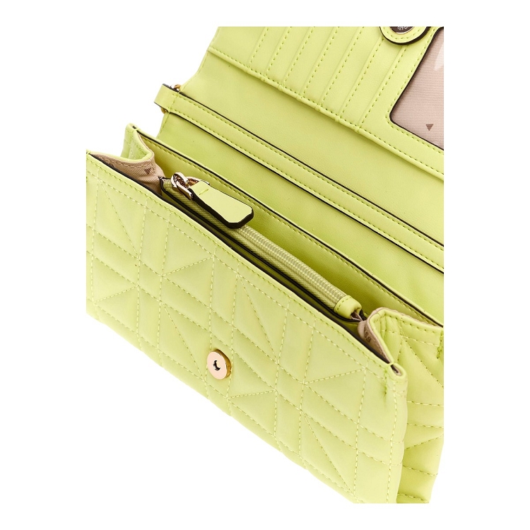 Guess femme assia crossbody flap organizer jaune2539702_3 sur voshoes.com