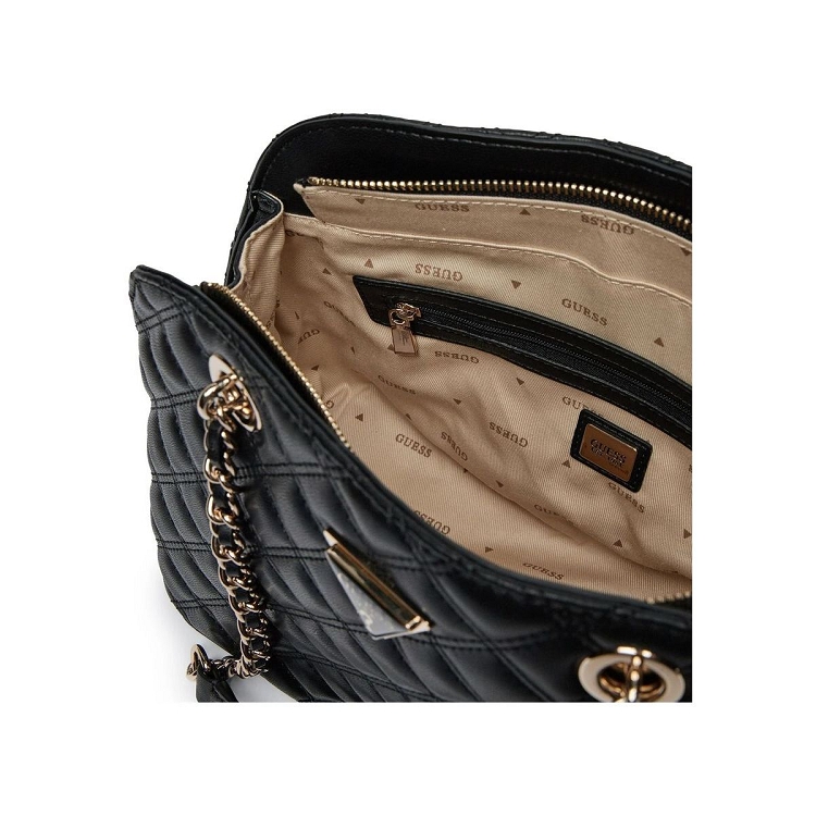 Guess femme giully dome satchel noir2539801_4 sur voshoes.com