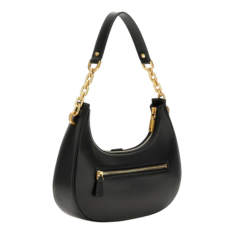 Guess femme kuba top zip shoulder bag noir2540801_2 sur voshoes.com