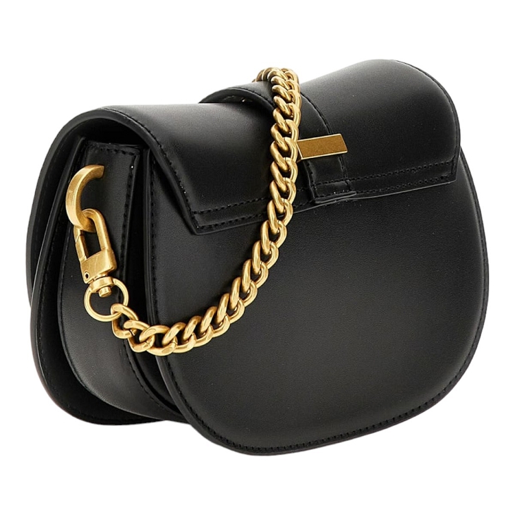 Guess femme kuba mini crossbody flap noir2541001_2 sur voshoes.com