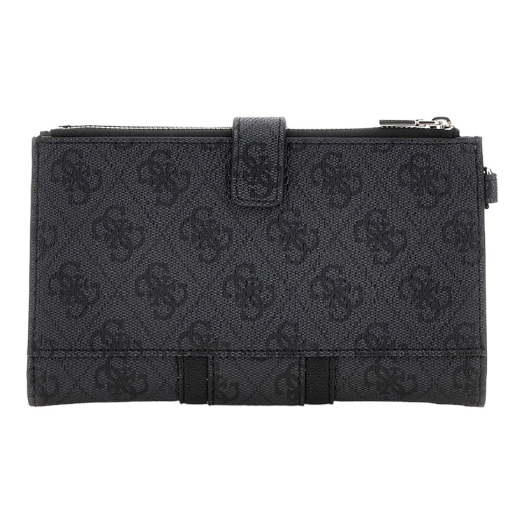 Guess femme noreen slg dbl zip organizer noir2541701_3 sur voshoes.com