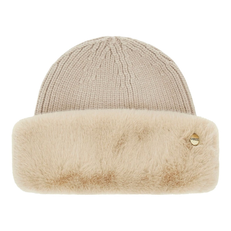 femme Guess femme beanie beige