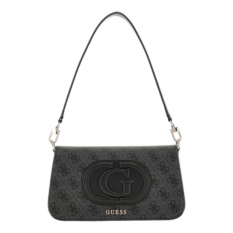 femme Guess femme eco mietta flap shoulder bag gris