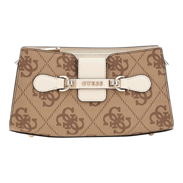 femme Guess femme nolana crossbody top zip beige