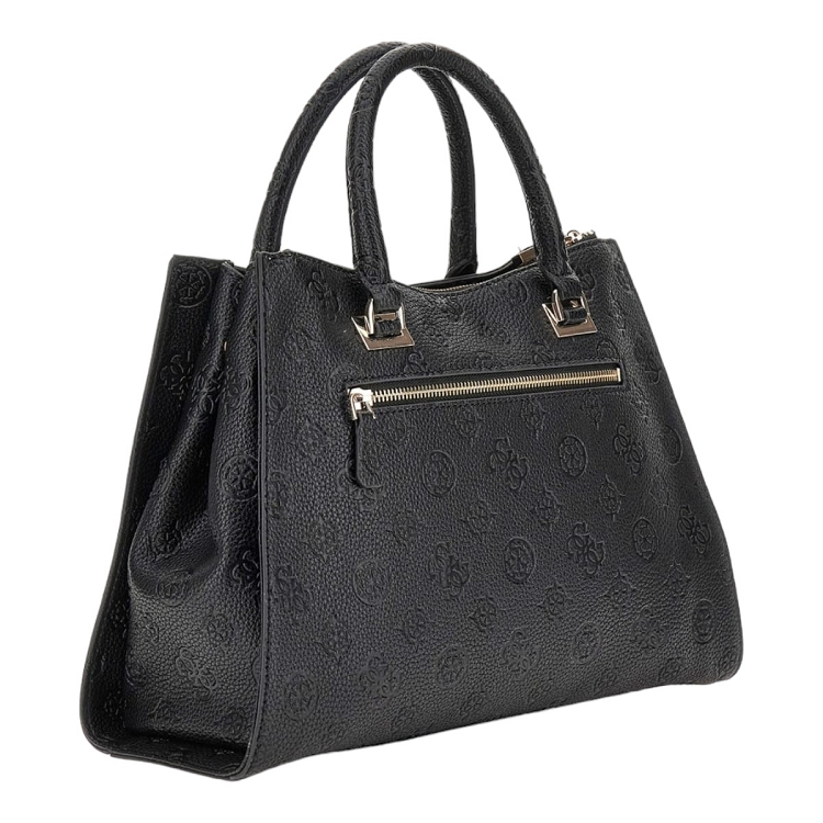 Guess femme cresidia society satchel noir2544601_2 sur voshoes.com