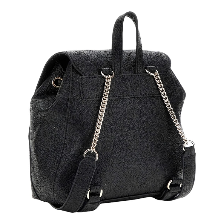 Guess femme cresidia small flap backpack noir2544801_2 sur voshoes.com