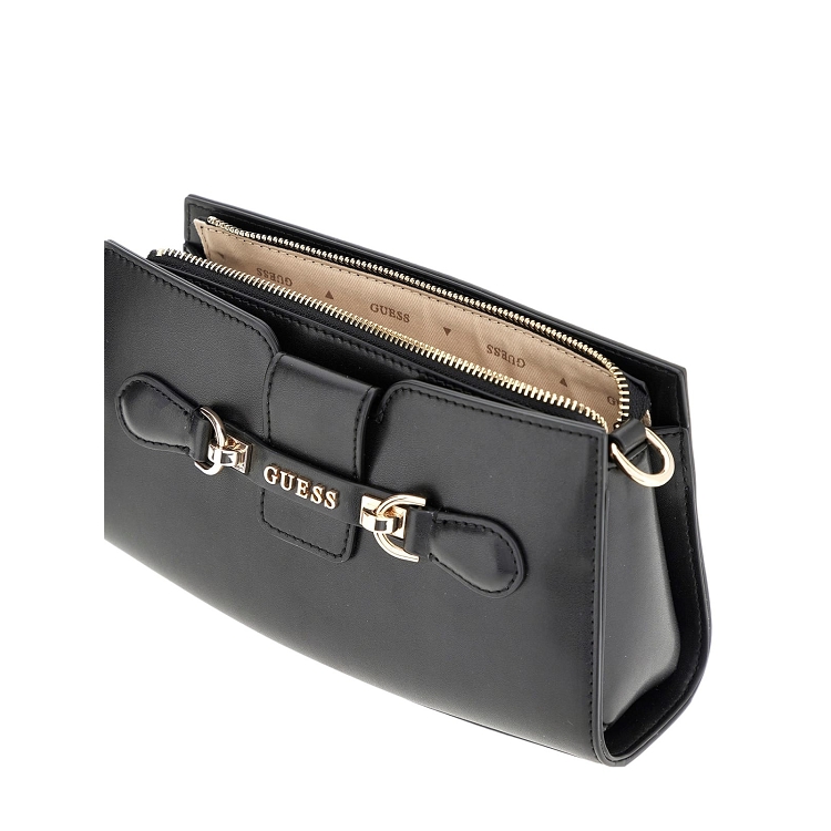 Guess femme nolana crossbody top zip noir2546501_3 sur voshoes.com