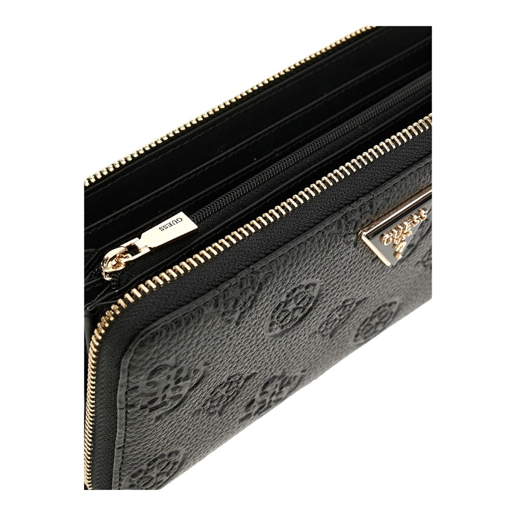 Guess femme cresidia slg large zip around noir2547301_3 sur voshoes.com