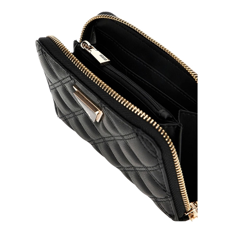 Guess femme giully slg medium zip around noir2547501_4 sur voshoes.com