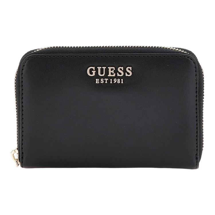 femme Guess femme laurel slg medium zip around noir