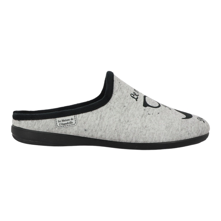 homme Maison de l espadrille homme mule humour m gris