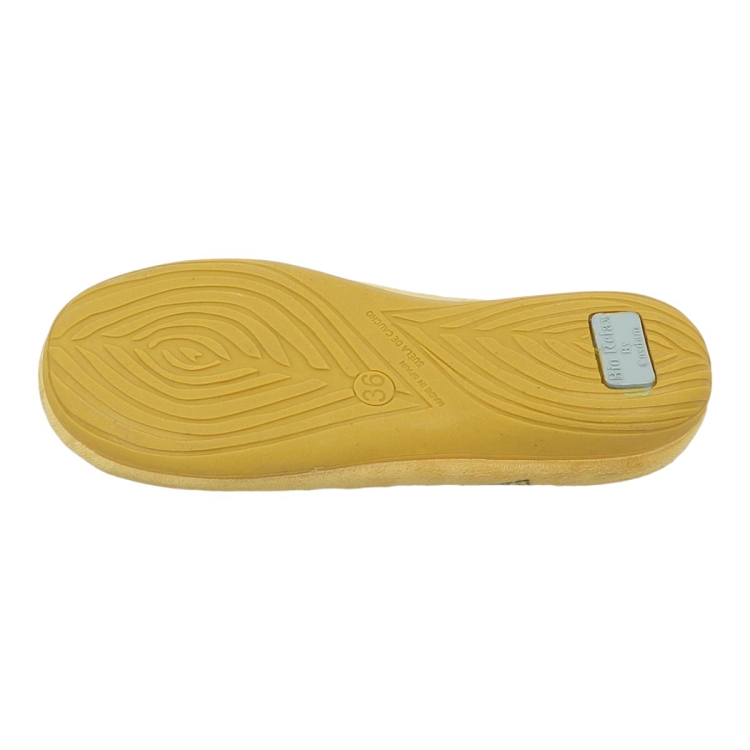 Maison de l espadrille femme mule humour f jaune2555001_6 sur voshoes.com