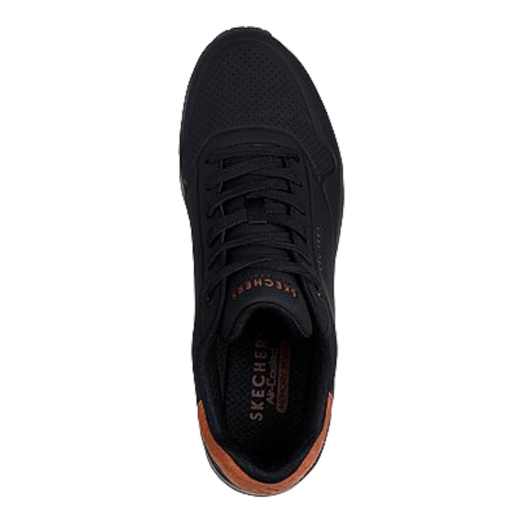 Skechers homme uno   suited on air noir2555501_4 sur voshoes.com