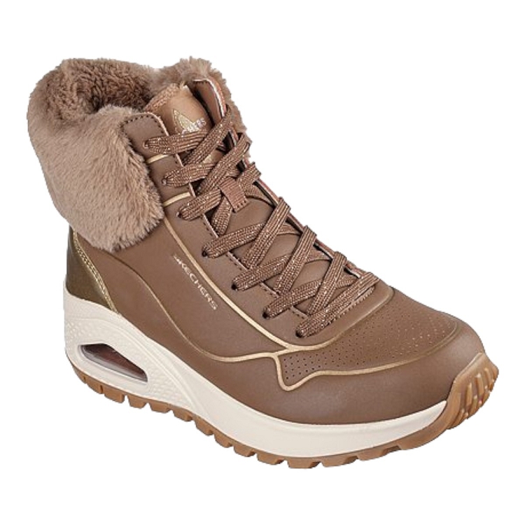 Skechers femme uno rugged   fall shimmer marron2556101_2 sur voshoes.com