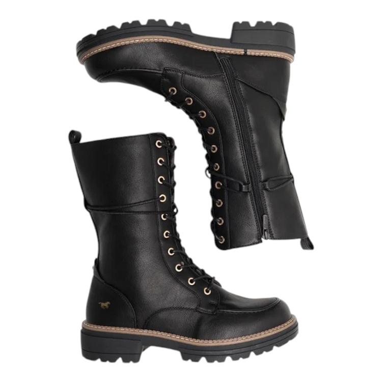 Mustang femme 1437503 noir2557301_3 sur voshoes.com