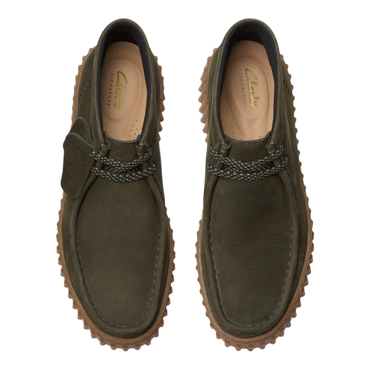 Clarks femme linoso top vert2561901_5 sur voshoes.com