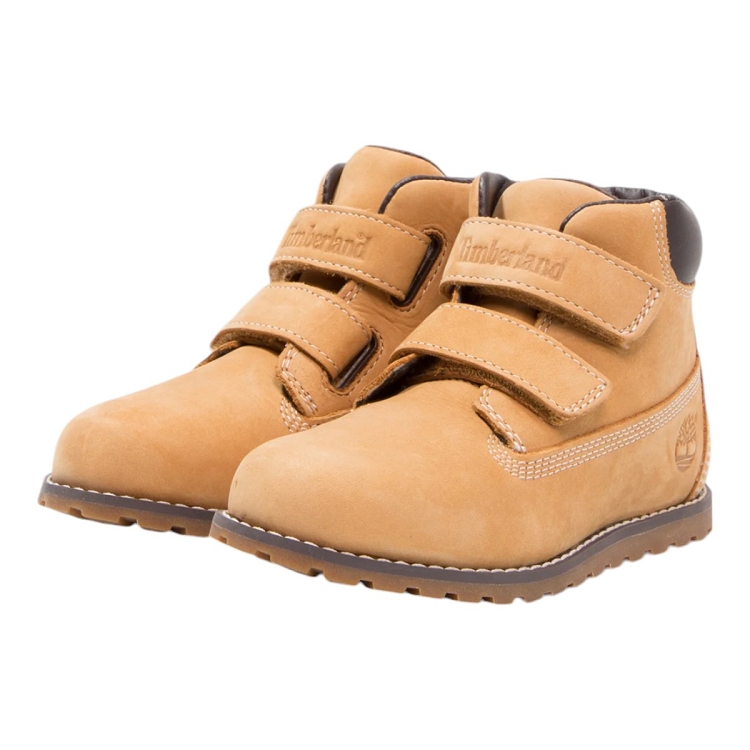 Timberland garcon pokey pine mid hook loop marron2565401_2 sur voshoes.com