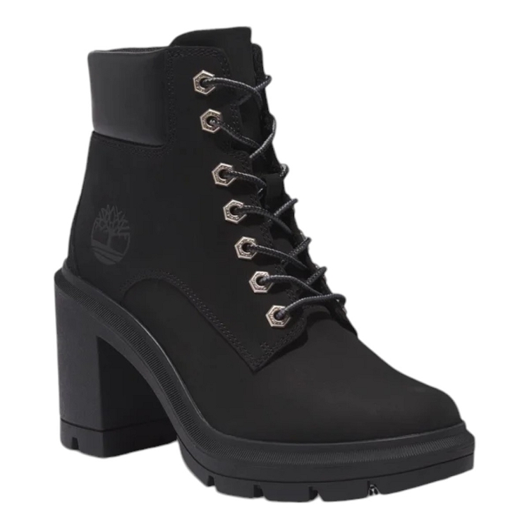 Timberland femme allington heights mid lace up noir2565501_2 sur voshoes.com