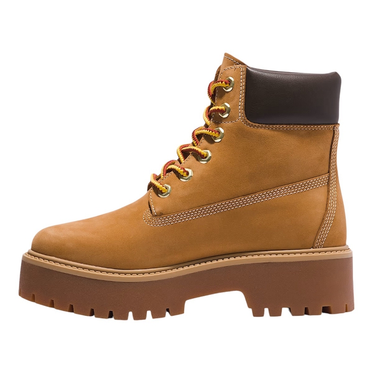 Timberland femme stone street 6 inch lace up waterproof marron2565901_3 sur voshoes.com