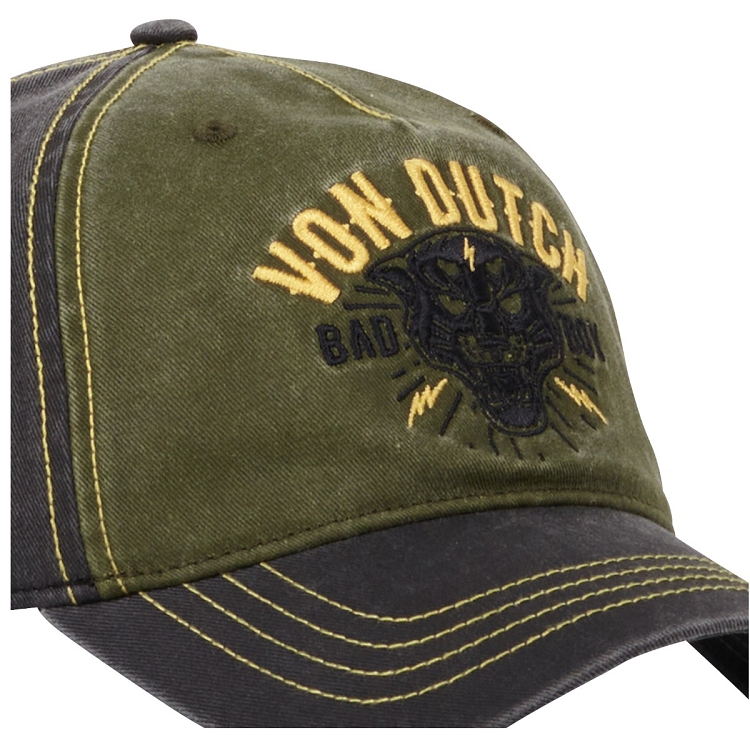 Von dutch homme casquettes   baseball vintage vert2566501_5 sur voshoes.com