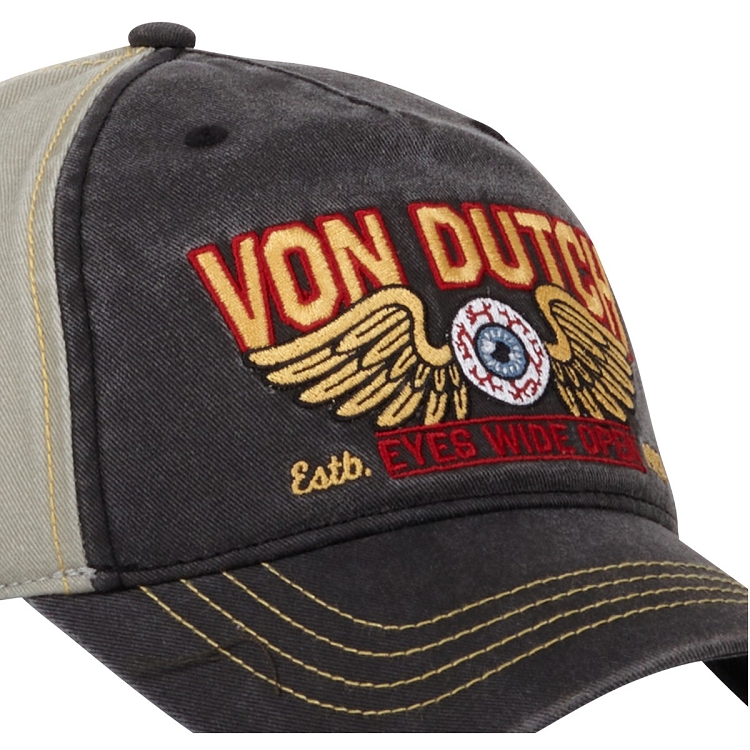 Von dutch homme casquettes   baseball vintage vert2566701_3 sur voshoes.com