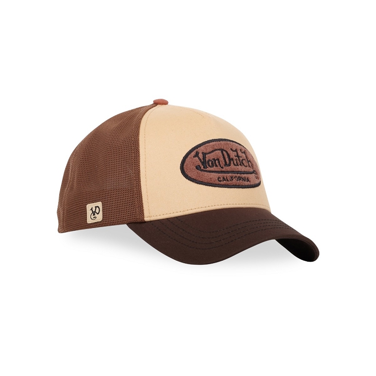 Von dutch homme casquettes   baseball filet beige2567001_2 sur voshoes.com