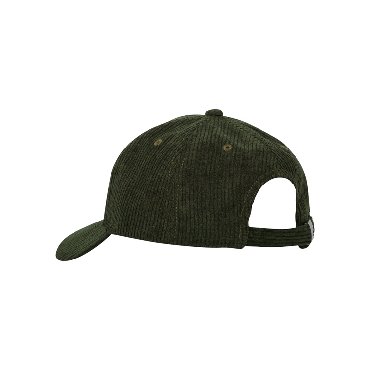 Von dutch homme casquette baseball  velours cotele broderie vert2567101_4 sur voshoes.com