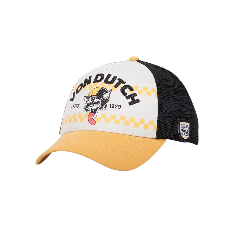 Von dutch homme casquettes   baseball filet animaux blanc2567201_2 sur voshoes.com